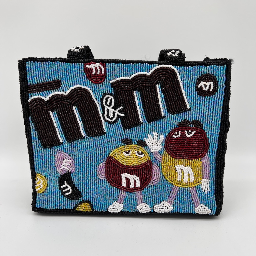 NWOT M&M Beaded Bag
